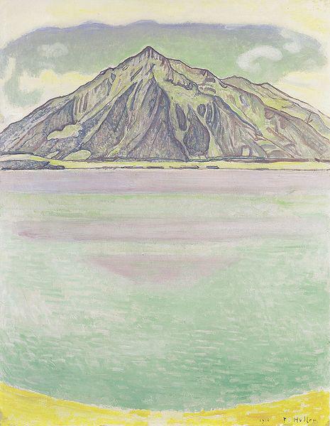 Ferdinand Hodler Thunersee mit Niesen oil painting image